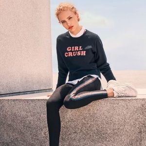 Girl crush sweatshirt navy blue